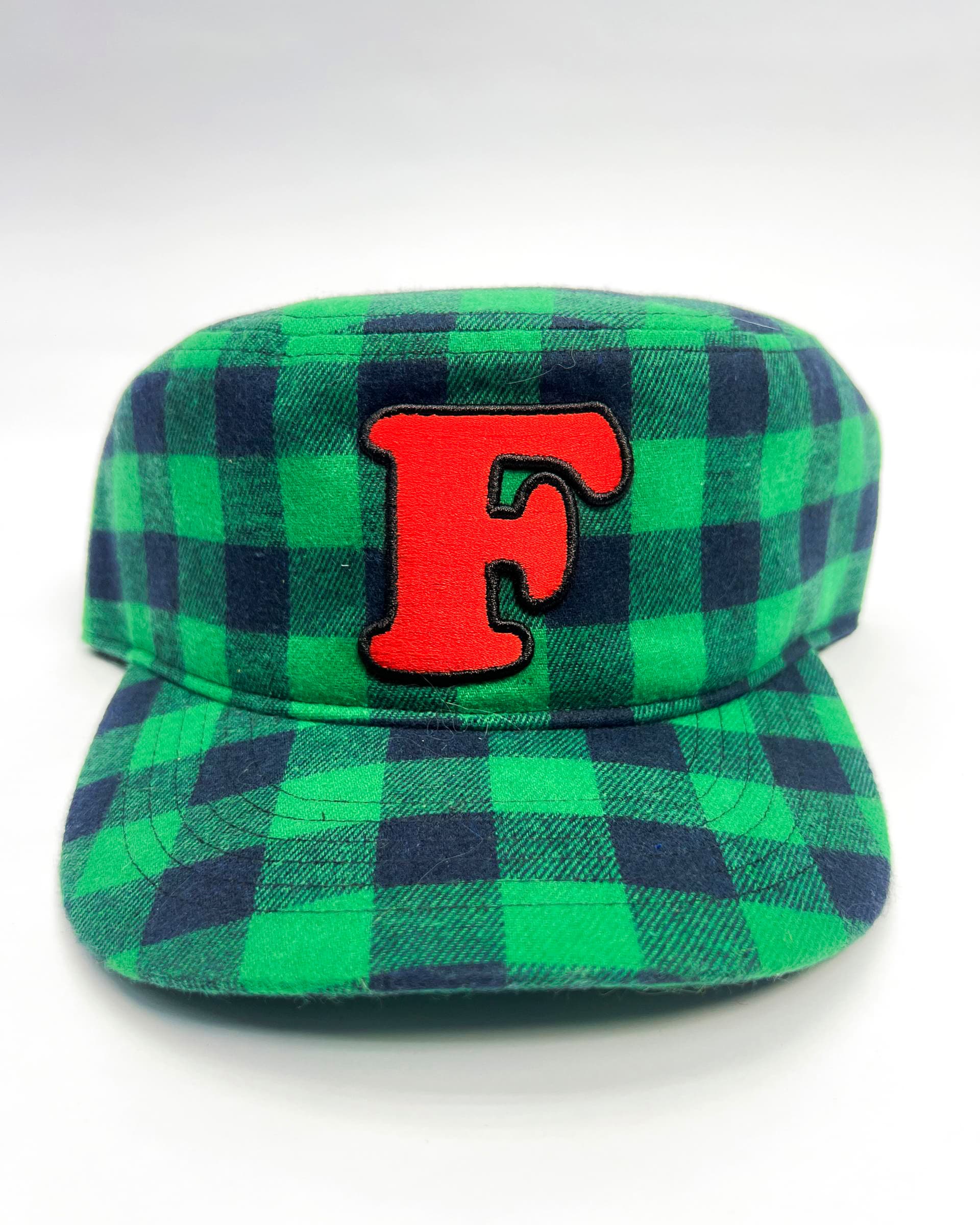 Itsfatswag Green Plaid Cap
