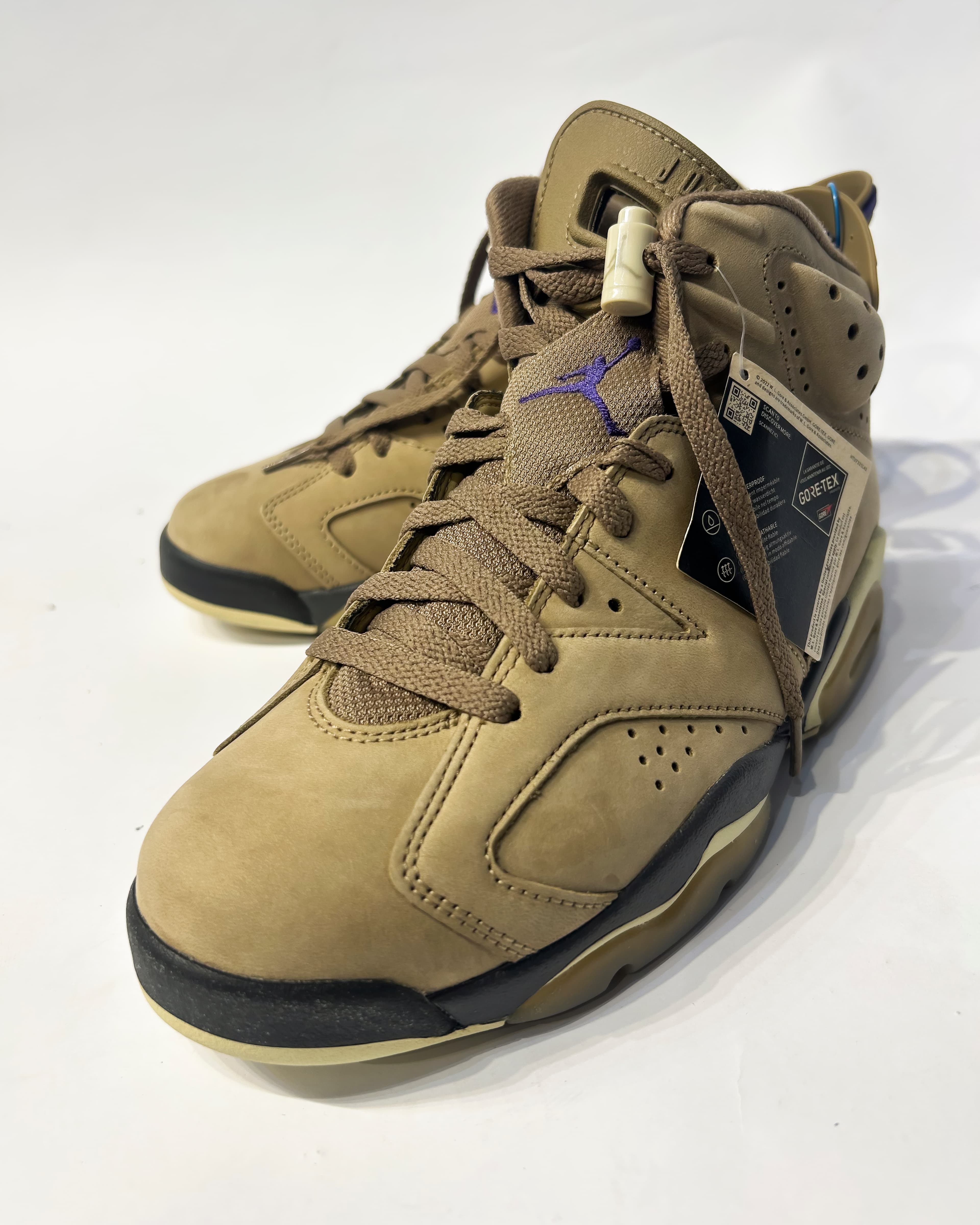 Womens Air JORDAN 6 Retro BROWN KELP