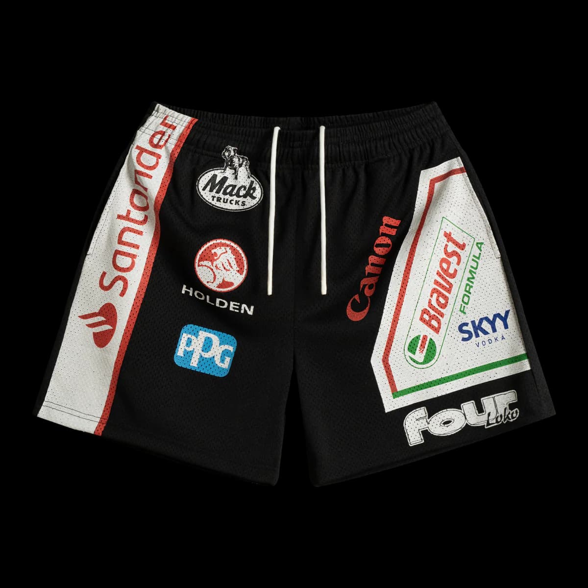 BLACK SPONSOR SHORTS