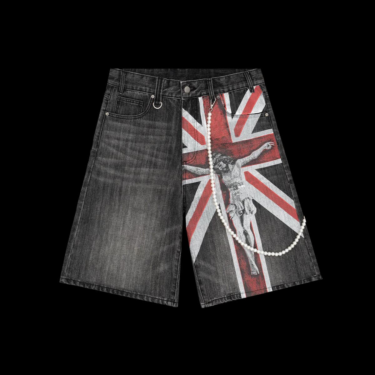 BLACK UNION JORTS