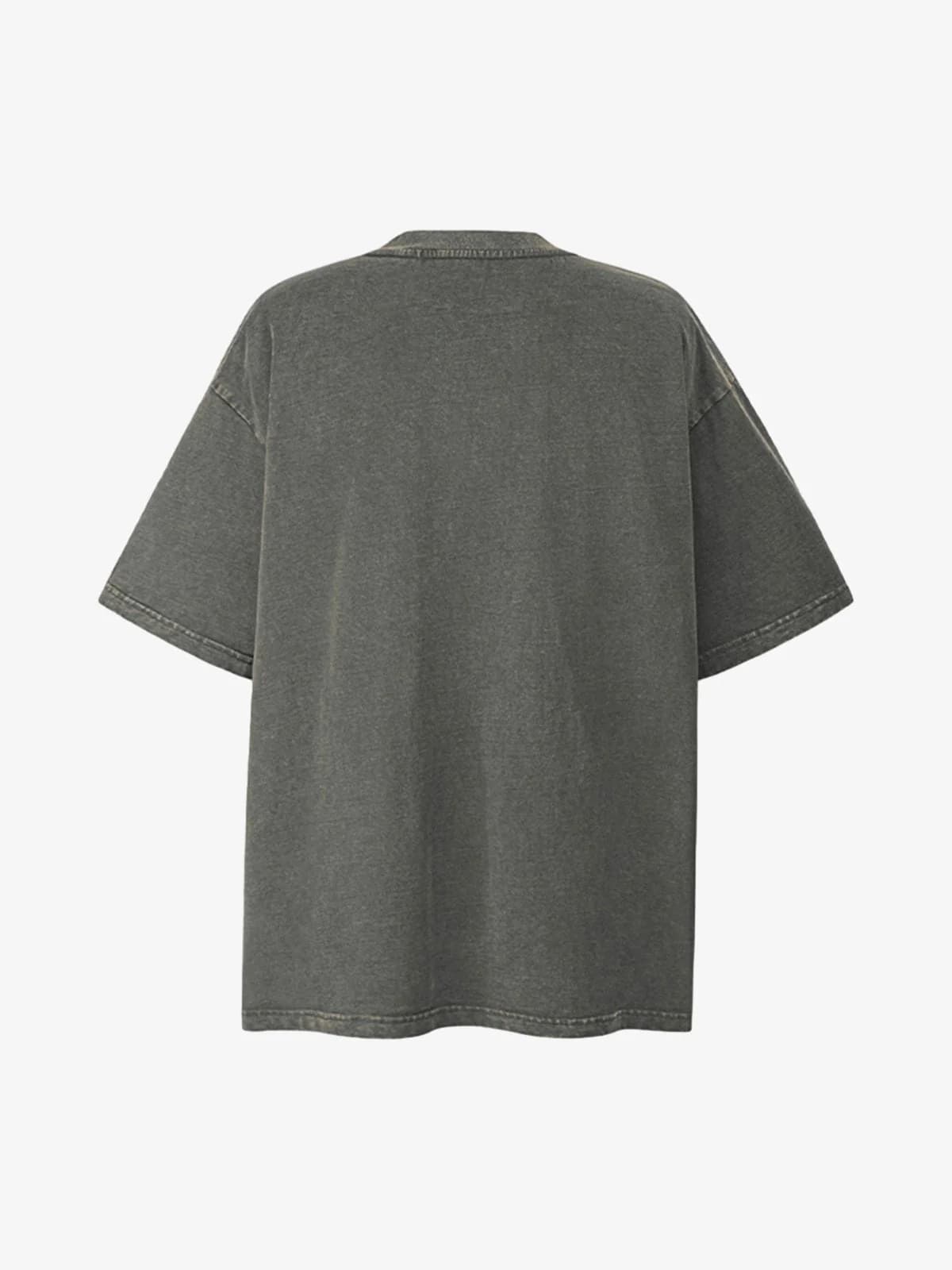 VINTAGE ARTISTIC GRAPHIC T-SHIRT GREY
