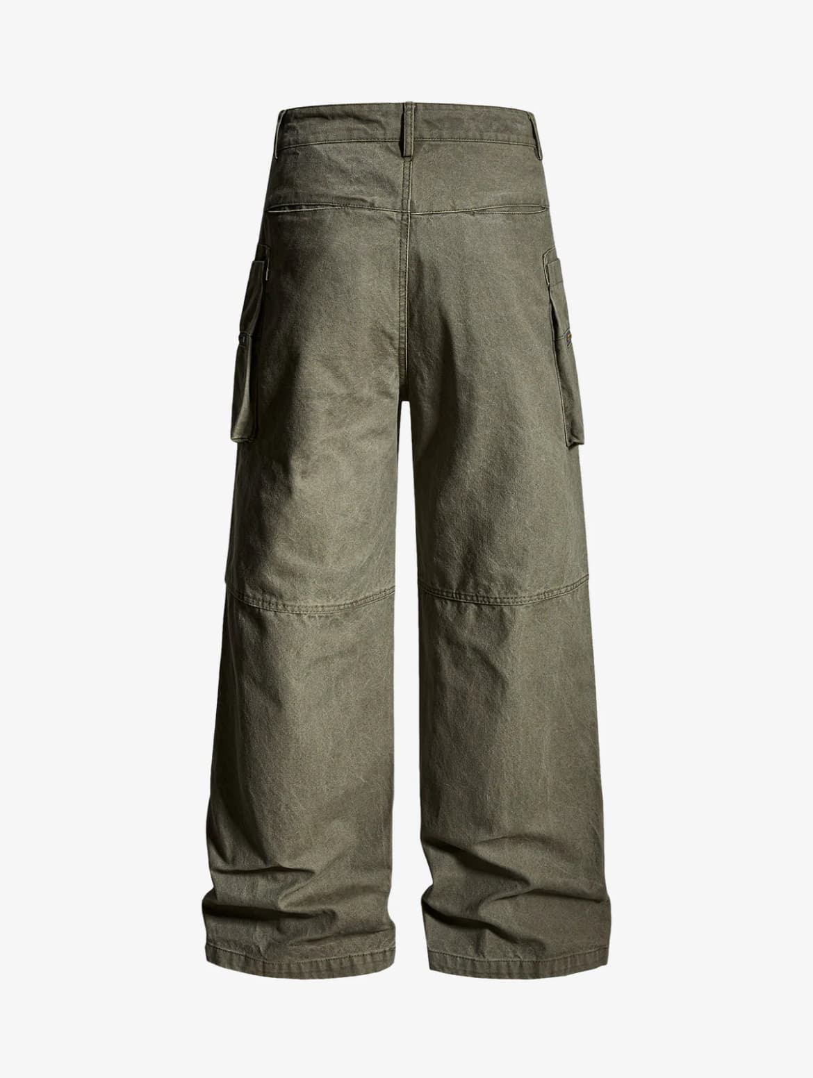 VINTAGE UTILITY STUDDED CROSS STRAIGHT LEG PANTS